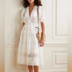 Elegant White Lace Dress